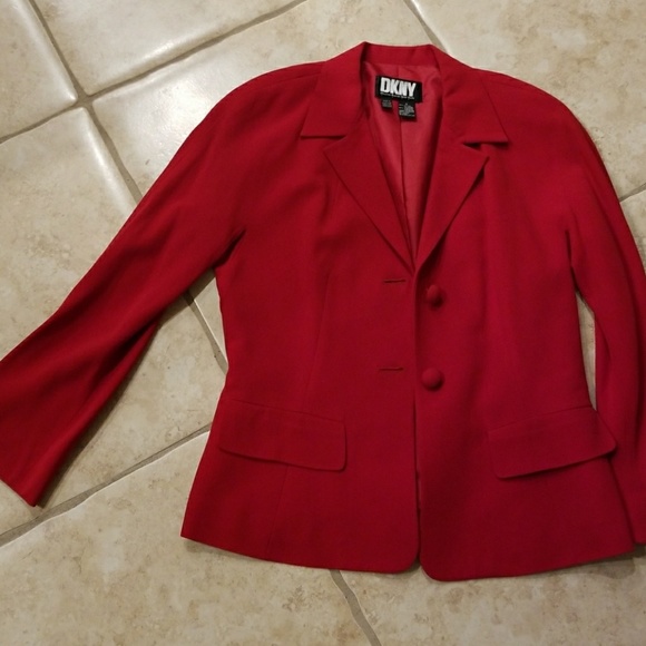 Vintage DKNY red blazer - Picture 5 of 8
